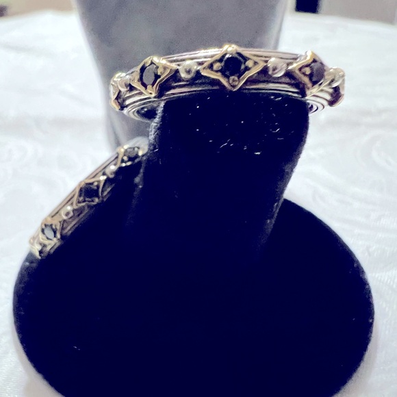 Konstantino; Sterling Silver, 18K Yellow Gold & Ruby Delos Ring; NWOT; Size 5 - Picture 8 of 9